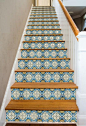 Runes and tales of old, valor and love that binds strong and true in regal knots of gold and blue, RISERart! brings you Celtic Knot, designed to enhance your home with elegance and beauty. RISERart! makes it easy to transform your stairway into a journey.