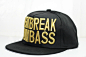 2013嘻哈BREAKBEAT/DUMBBASS音乐人饶舌歌手Beatboxer平沿帽薄款