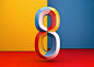 Colorful Numbers by Muokkaa Studio