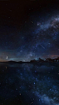 天空夜景星星h5背景- HTML素材网