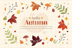 手绘秋季图案免费矢量图  - 源文件下载【酷图网】儿童绘本,绘画,卡通,插画,插图,背景墙,装饰画,背景,素材,手绘,抽象,海报,模板,元素,卡通形象,Q版,封面,艺术,可爱,唯美,彩色,梦幻,矢量,AI,图案,创意,大气,秋天,秋季,温馨,入秋,立秋,浪漫,暖色系,典雅,丰收,食物,果实,成熟,枫叶,设计,广告设计,海报设计,