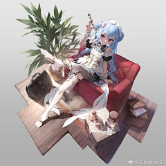 看下雪了采集到立绘