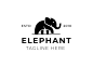 大象标志logo矢量图设计素材