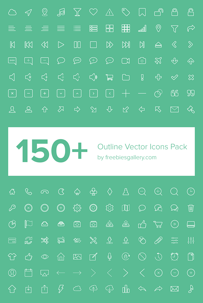 150+ Outline Vector ...