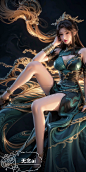绘世-清水ai：#长生界 #刘月 #长生界动画开播 #绝美 #大长腿