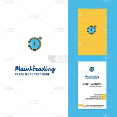 创造力,品牌名称,秒表,名片,圆形,白色,黑色,概念,收集,复古