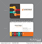 Trendy Isometric Business cards Design Vector Template layout-背景/素材,商业/金融-海洛创意（HelloRF） - 站酷旗下品牌 - Shutterstock中国独家合作伙伴