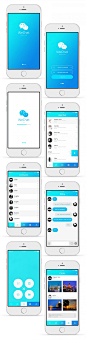+ WeChat App Redesign by 李向威 - UE设计平台-网页设计，设计交流，界面设计，酷站欣赏