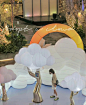 成都云朵情绪展，发光云气模