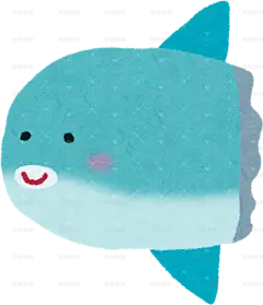 翻车鱼_副本手绘卡通插画手绘png儿童插画免扣素材