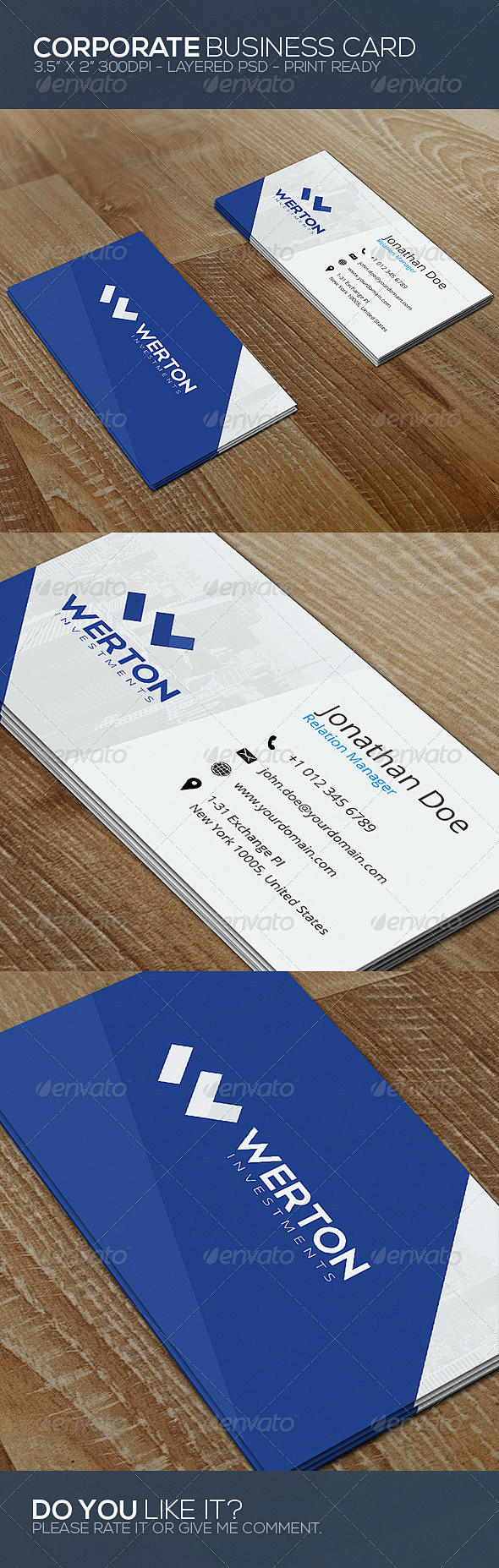 Flat Business Card -...