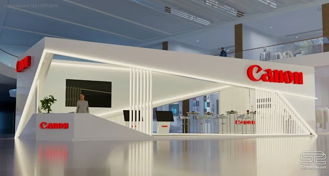 【CANON】展台设计分享 – 52展览设计-花瓣网