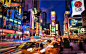 纽约夜景风光图片素材