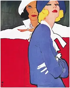 René Gruau

在摄影技术尚不发达的年代，
有这么一位意法混血插画大师，
他所绘制的时尚美丽插画，
频繁出现在时尚杂志和广告海报上，
把时装之美传递给了更多的人，
同时也在幕后推动了巴黎时装界的复兴。