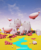 Bubble Town, ruimin zhu : Render in Unreal
Game Engine:Unreal4
Software:3D max
Concept From:
Quan Pham Tung
https://www.artstation.com/artwork/pinky-e50f3546-fe1a-4534-9d2a-81b58fad2432