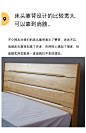 枝茂家具小户型双人床现代日式北欧白橡木实木床1.8米主卧室1.5米-淘宝网