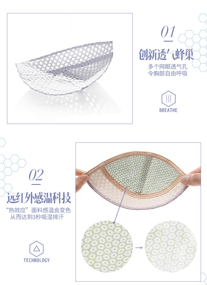 润微内衣女薄款无钢圈调整型大码大胸罩显小...