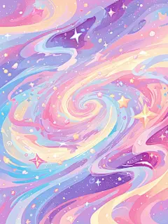可商用素材｜底图｜漩涡 星光 堆叠 梦幻 炫彩_3_甜桃不加盐_来自小红书网页版