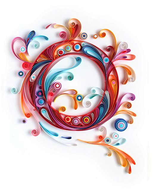 用彩色纸条带做出完美的剪纸拼贴画打造时尚高格的壁画装饰剪纸拼贴