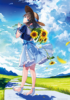 芭小薇采集到动漫少女