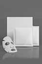 面膜展示纯白盒子样机宣传-众图网