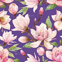 水彩画,玉兰类,花纹,鸡尾酒,自然,热带雨林,纺织品,图像,花朵,壁纸