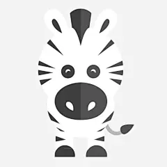 手绘斑马免抠素材_新图网 https://ixintu.com 动物 卡通手绘 手绘ai动物 斑马