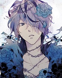 ◆┠Jun┨◇ 蓝玫瑰 美男子 #插画#...