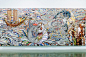 Picture of Takashi Murakami "In the Land of the Dead, Stepping on the Tail of a Rainbow" @ Gagosian Gallery New York