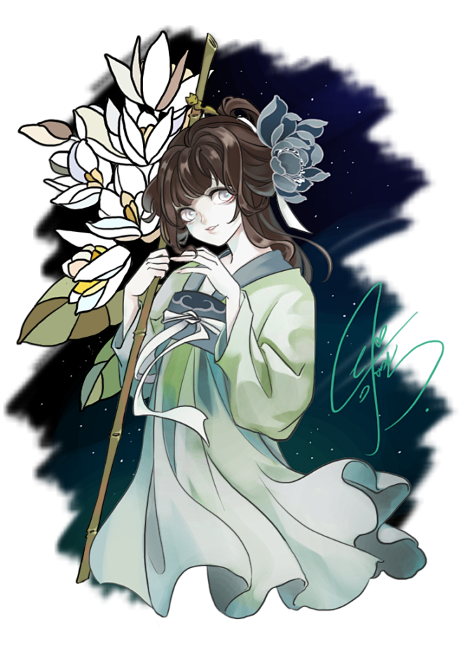 古风国风动漫手绘二次元女头