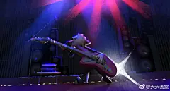 {插画系列}卡通现代城市，机械场景（插画)