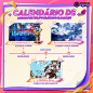 可能是包含下列内容的图片：上面的文字是“HONOR KINGS CALENDÁRIO DE MODOSPORTEMPIMITADOE EMMARÇO OCAMPEONATO LUTE PELA GLÓRIA! BATALHAS DO DEVANEIO o MODO CASUAL ESPERA! 11/03-21/03 09/03-30/03 22/03-04/04 DA DA CORRIDA REAL CORRA COM SEUS AMIGOS!”