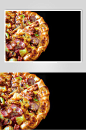 精品美味小吃披萨食品摄影图片
