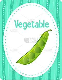 蔬菜词汇卡片