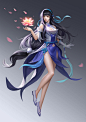 王者荣耀—西施同人_大王2019__插画师作品_涂鸦王国gracg.com