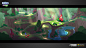 The Smurfs: Mission Vileaf - Forest Level Art