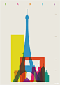 Shapes of Global Cities Defined by Colorful Silhouettes - My Modern Metropolis