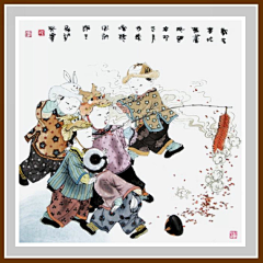 泡沬采集到童趣画集