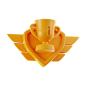 Game Trophy 3D Icon