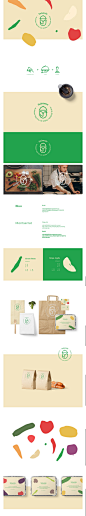 法国设计师 Barthelemy DESME 为外卖品牌 Saisonie 提供的视觉方案。



Logo 结合鸟、餐盘、印章的元素，表明了业务范围。蔬菜剪影的色彩，让整体装饰更有活力。