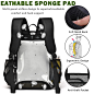 Amazon.com | KUI WAN Clear Backpack,Clear Backpacks for School Heavy Duty See Through Bookbag Waterproof Backpack for Men Women,Clear Black | Kids' Backpacks