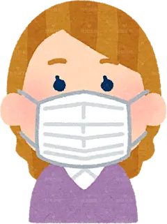 亚洲人、黑人、东南亚人、白人等不同国籍的人（外国人）戴着口罩medical_mask_woman_white贴纸扁平儿童插画元素卡通免扣png图片素材