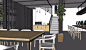 办公室SU模型现代室内工装设计LOFT风格办公场所sketchup模型素材-淘宝网