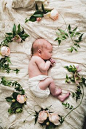 Newborn photos from Siren Floral Co and Studio Castillero | 100 Layer Cakelet
