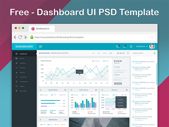 Free Dashboard UI Te...