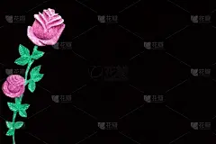 空白的,粉色,黑色背景,玫瑰,美,贺卡,灵感,水平画幅,无人,情人节