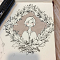 黑白线条画