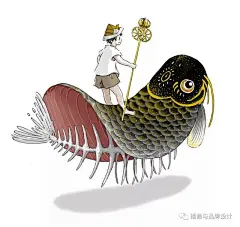 插画丨美图+美食，独特的构图创造令人惊叹的奇幻世界