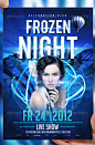 Print Templates - Frozen Night Flyer Template | GraphicRiver