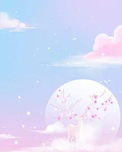 ·林 深 时 见 鹿· 壁纸画师:点画意 - 堆糖